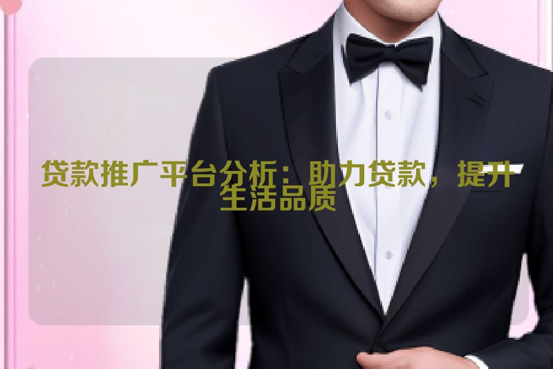 贷款推广平台分析：助力贷款，提升生活品质