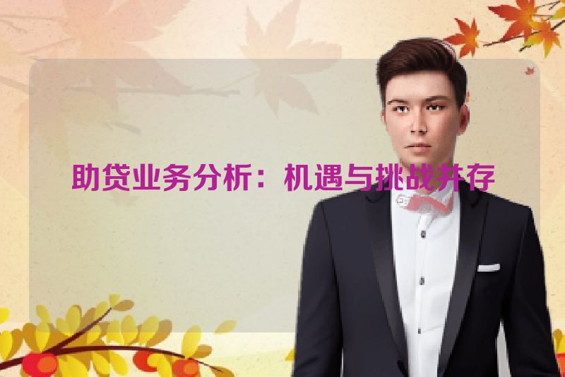 助贷业务分析：机遇与挑战并存