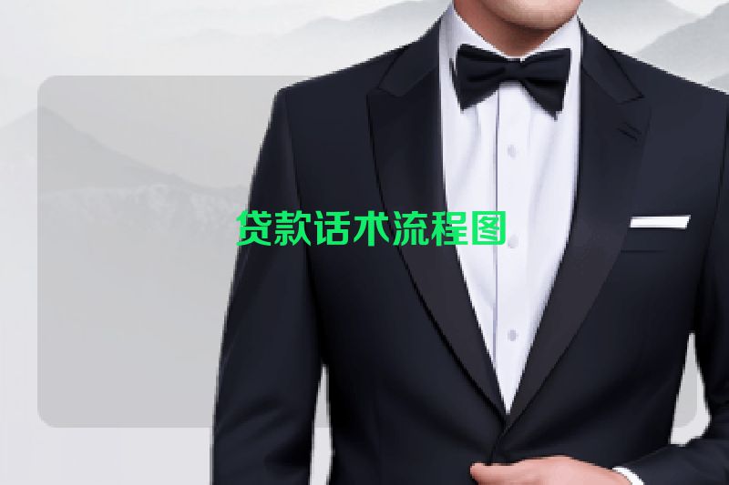  贷款话术流程图