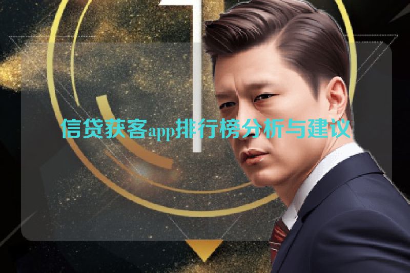 信贷获客app排行榜分析与建议