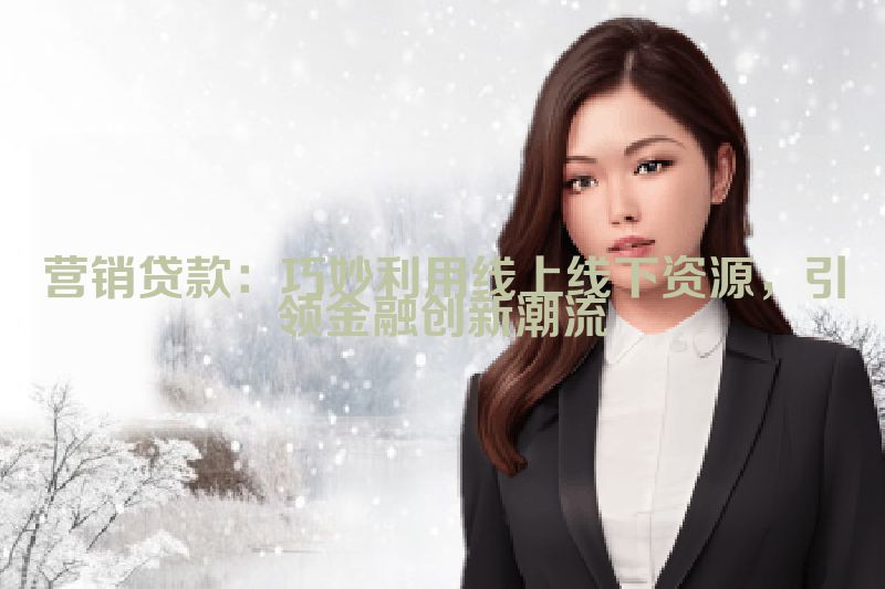 营销贷款：巧妙利用线上线下资源，引领金融创新潮流
