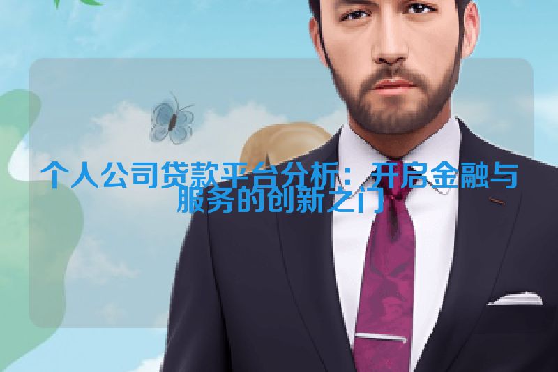 个人公司贷款平台分析：开启金融与服务的创新之门