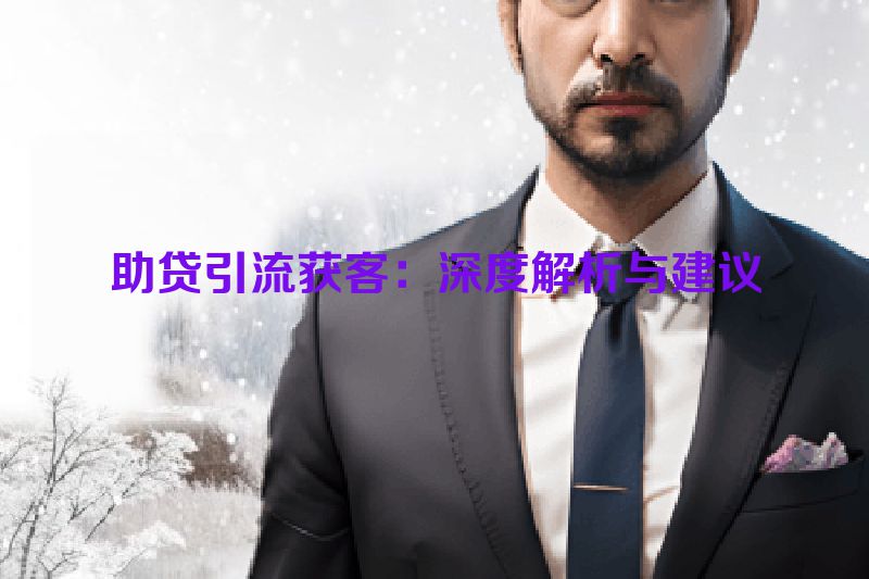助贷引流获客：深度解析与建议