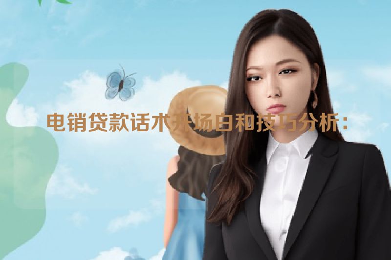 电销贷款话术开场白和技巧分析：