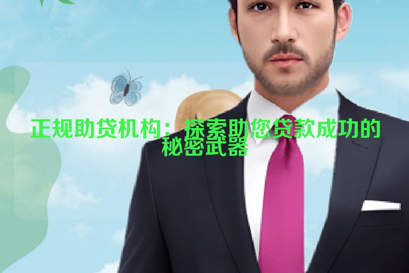 正规助贷机构：探索助您贷款成功的秘密武器