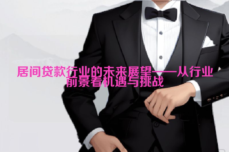 居间贷款行业的未来展望——从行业前景看机遇与挑战