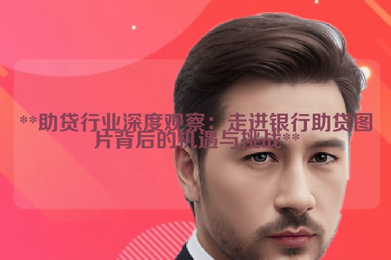 **助贷行业深度观察：走进银行助贷图片背后的机遇与挑战**