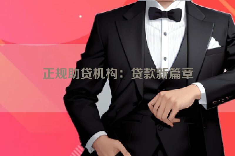 正规助贷机构：贷款新篇章