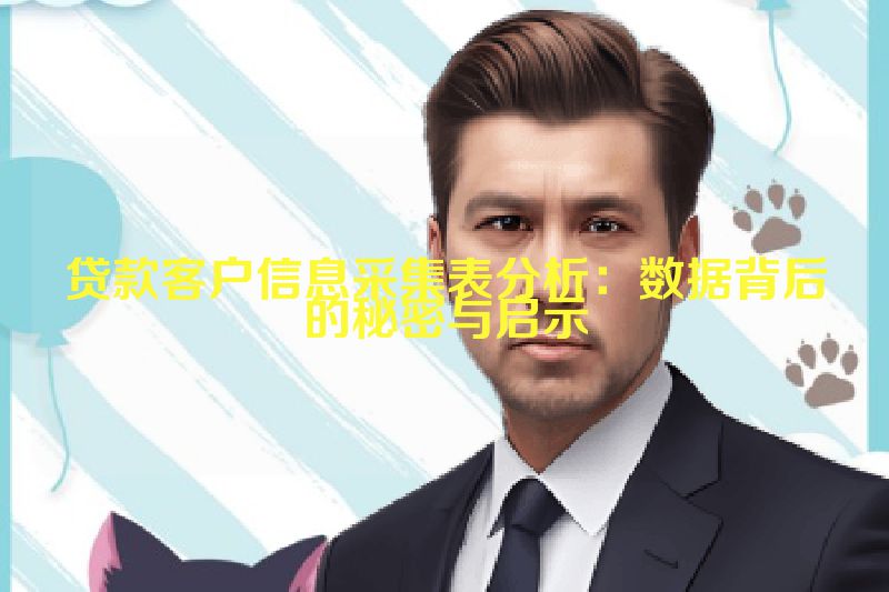 贷款客户信息采集表分析：数据背后的秘密与启示