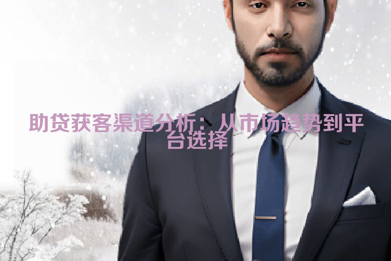 助贷获客渠道分析：从市场趋势到平台选择