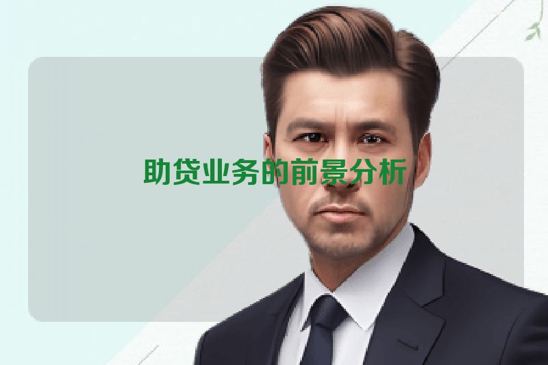助贷业务的前景分析