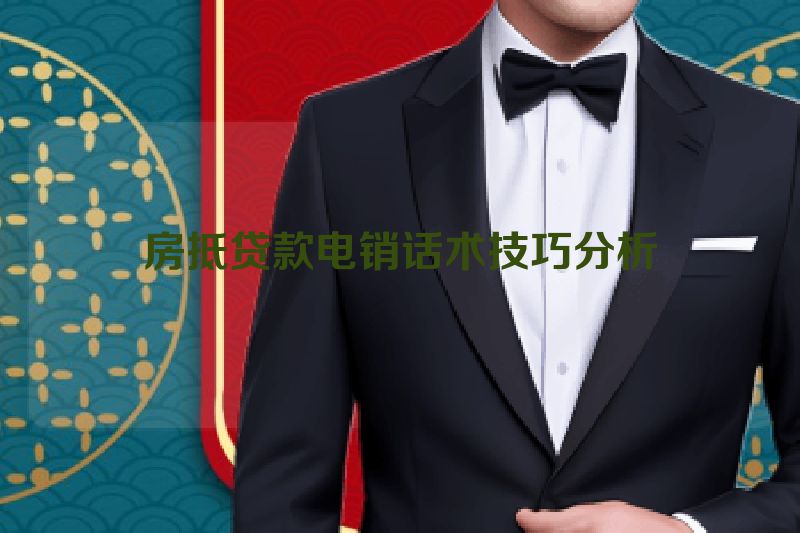 房抵贷款电销话术技巧分析