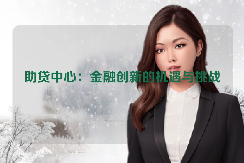助贷中心：金融创新的机遇与挑战