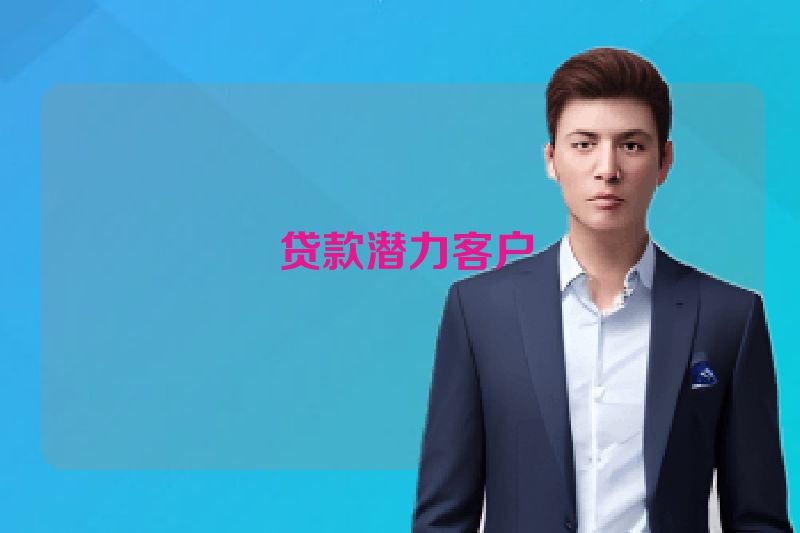  贷款潜力客户