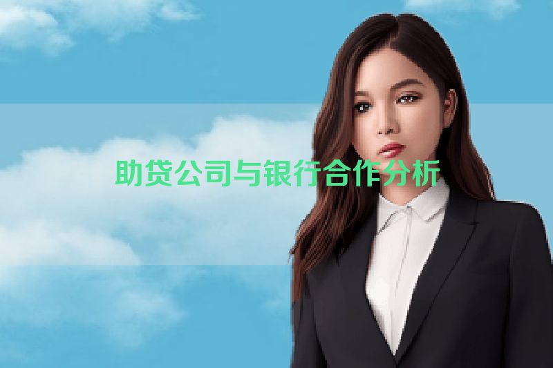 助贷公司与银行合作分析