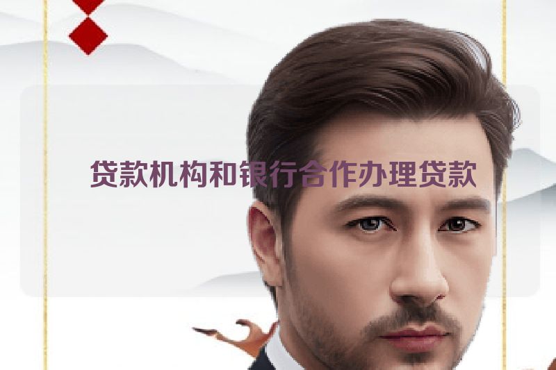  贷款机构和银行合作办理贷款