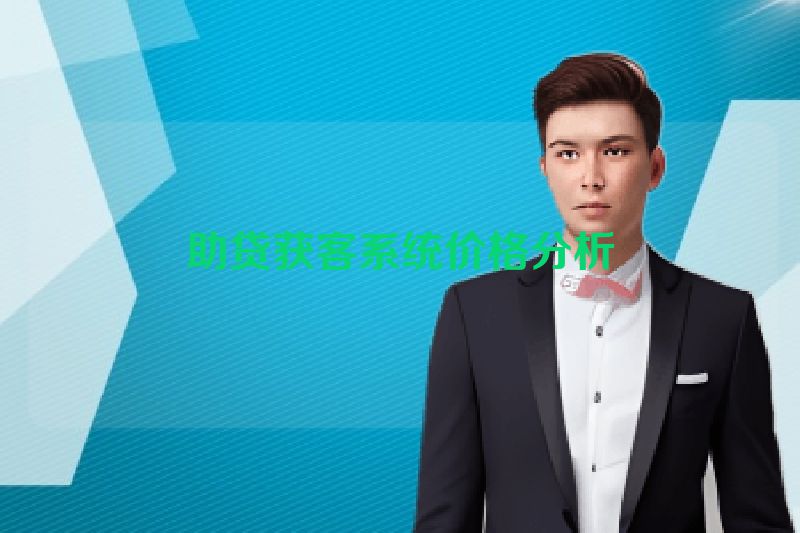 助贷获客系统价格分析