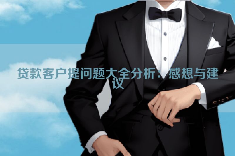 贷款客户提问题大全分析：感想与建议