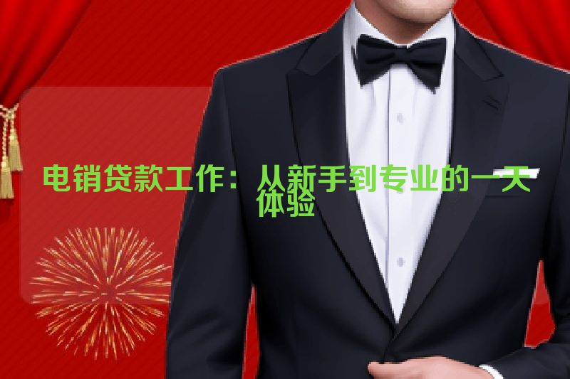电销贷款工作：从新手到专业的一天体验