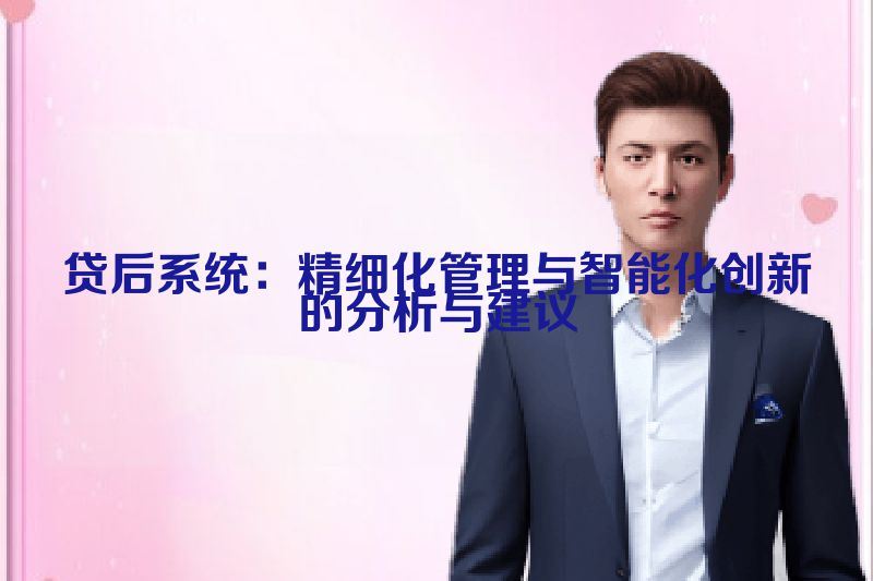 贷后系统：精细化管理与智能化创新的分析与建议