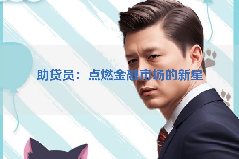 助贷员：点燃金融市场的新星
