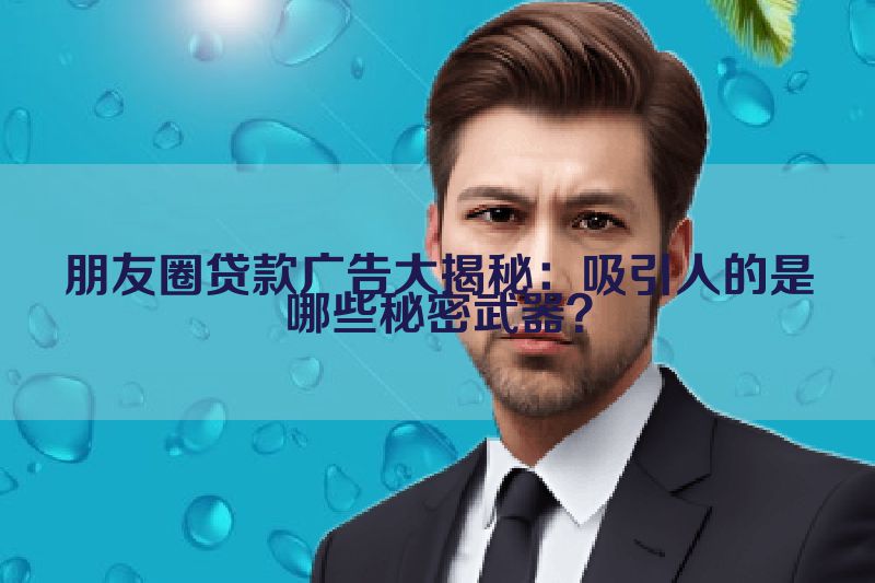 朋友圈贷款广告大揭秘：吸引人的是哪些秘密武器？