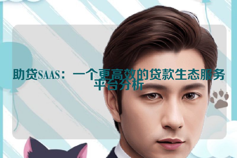 助贷SAAS：一个更高效的贷款生态服务平台分析