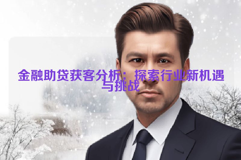金融助贷获客分析：探索行业新机遇与挑战
