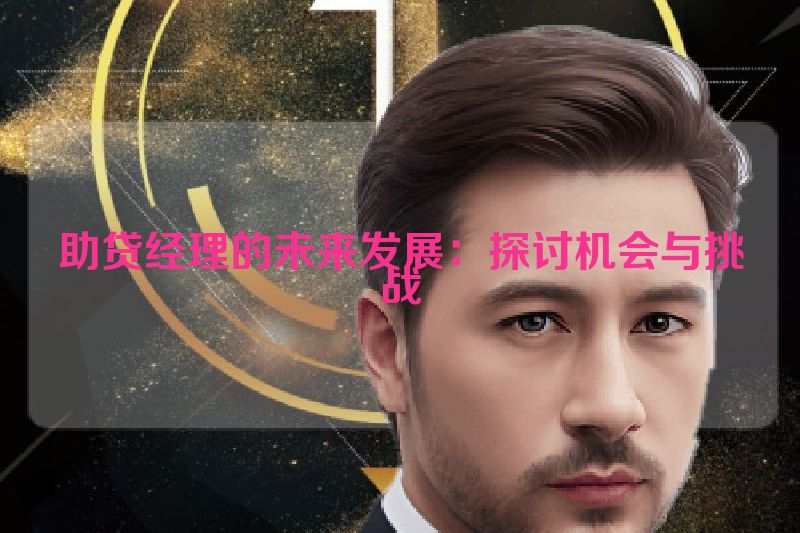 助贷经理的未来发展：探讨机会与挑战